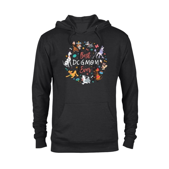 Disney Pet Parent Mother’s Day Disney Dogs Best Dog Mom Ever - Pullover Hoodie for Adults - Customized-Black