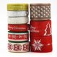 thumbnail image 1 of 9 rollos de cinta navideña para envolver regalos, decoración para árbol de Navidad y fiestas., 1 of 3