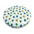 thumbnail image 2 of Lsque Cute Turtle Round Bar chair cushion covers Velvet Fabric Premium Comfort Protects from Scratches and Stains for 14-17 Inch Chair- 12 inch, 2 of 7