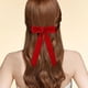 thumbnail image 1 of Pisexur Belleza Maquillaje Juego de 3 pinzas para el pelo con lazo de terciopelo, accesorios para el pelo de princesa, pinzas para atar en la parte superior.para mujeres y hombres, 1 of 6