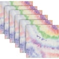 thumbnail image 5 of Cloth Napkins 4PCS Tie Dyed Rainbow Dinner Table Napkin Decorative for Family Party Restaurant Wedding Use 20 Inch Washcloth Gift, 5 of 7