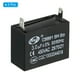 thumbnail image 3 of Capacitor para ventilador de techo Uxcell CBB61 para ventiladores de campana extractora 5 Pcs 3uF 450V CA 50/60HZ con 2 pines 1.48 x 1.17 x 1.09 pulgadas, 3 of 6