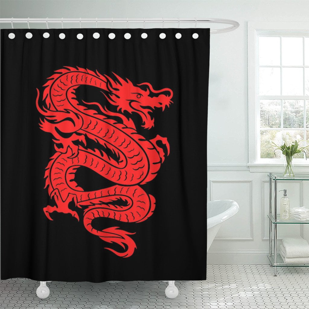 Pknmt Tattoo Of Red Chinese Dragon On China Fire Asian Shower Curtain 60x72 Inches Walmartcom Walmartcom Pknmt Tattoo Of Red Chinese Dragon On China Fire Asian Shower Curtain 60x72 Inches Walmartcom Walmartcom