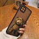 thumbnail image 3 of Funda mate para OPPO A97 A96 A95 A94 A93 A92 A78 A74 A73 A72 A57 A55 A54 A53 A17 A16 4G 5G Funda traviesa t-oso de peluche pareja, 3 of 5