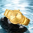 thumbnail image 4 of SKMEI Men's Watch, Round Quartz Analog Business Watch Stainless Steel Chain Bracelet, 3ATM Water Resistant Classic Wristwatch for Men Business and Daily Wear, 4 of 5
