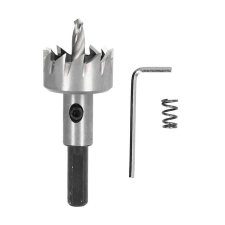 

26mm Hole Opener Bit 3 Flute High Speed Steel Woodworking Sawing Reaming Tool with Hex Wrench