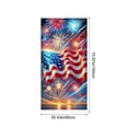 thumbnail image 3 of Linnome Independence Day Door Cover Hanging Cloth Background Cloth for Anniversary Celebration 70.9x35.4 Inch Multicolor#01, 3 of 6