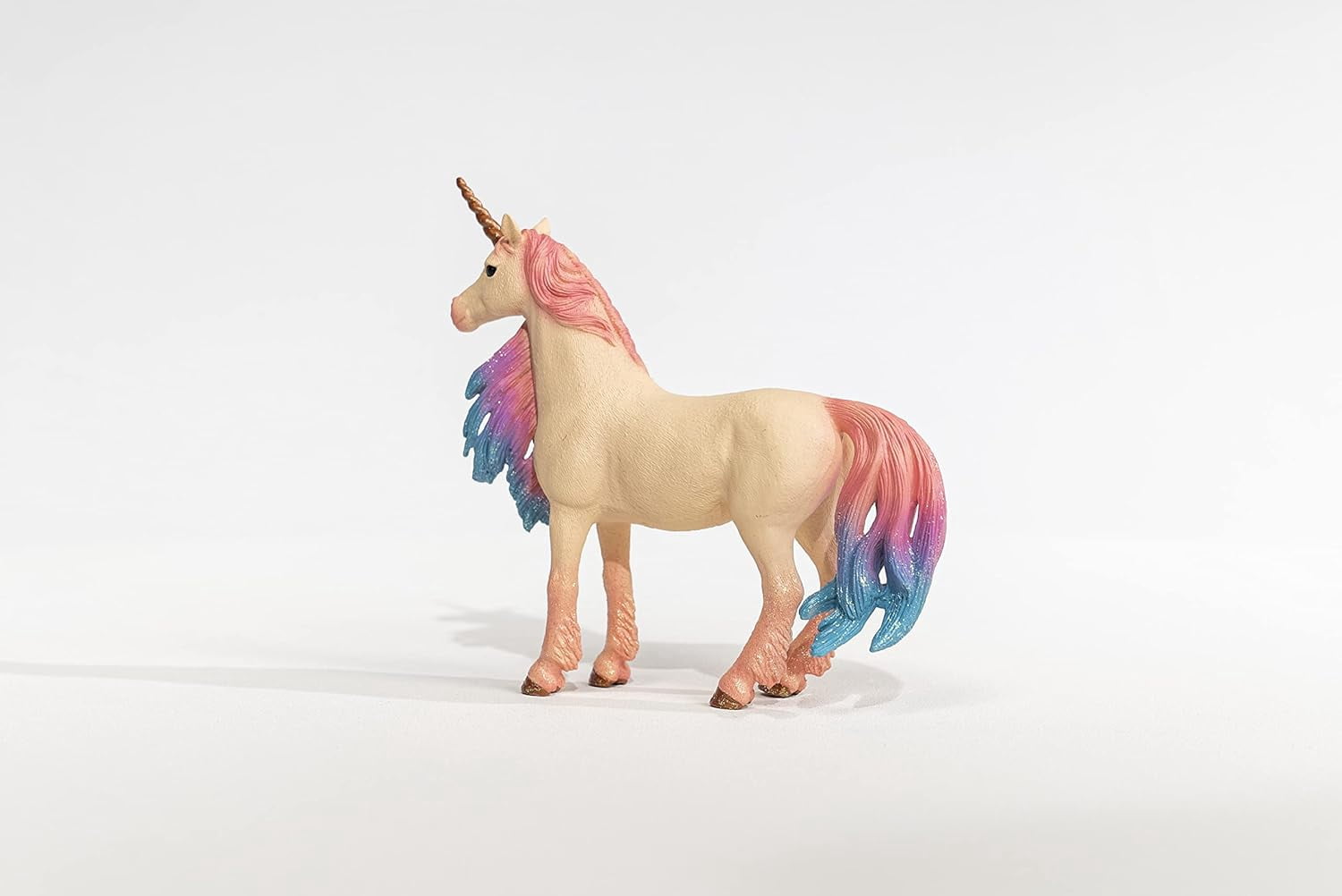 schleich 70723 bayala Mythical Decorated Marshmallow Unicorn Mare Figurine - Featuring Glittery