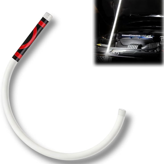 30" Flexible LED Light Stick, Rechargeable Bendable Work Light with 3 Brightness Modes for Auto Repair and Tight Spaces