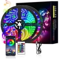 thumbnail image 1 of Tiras de luces LED cortables y fáciles de instalar, luces LED WiFi inteligentes para dormitorio, sincronización de música Bluetooth para tiras de luces para toldos de RV, 1,65 m, 1 of 4