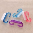 thumbnail image 2 of Nail Cleaner Brush 6pcs Handle Nail Brush Hand Fingernail Scrub Cleaning Brushes for Toes and Nails Cleaner Pedicure Scrubbing tool kit for Men and Women Nail Scrub Brush, 2 of 5