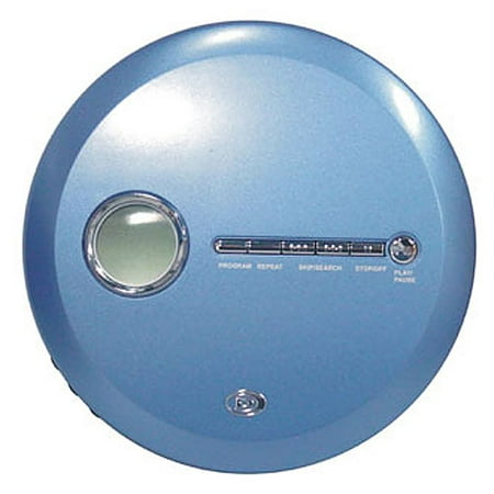 Durabrand CD Player w/ Anti-Skip, Blue, CD-857