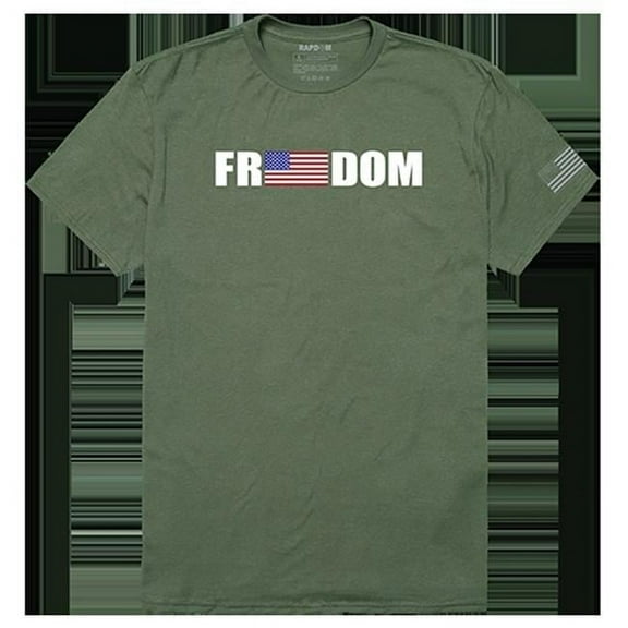 Freedom Tactical Graphic T-shirt, Olive - Small