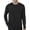 Black, variant on Hanes Adult Cool DRI with FreshIQ Long-Sleeve Performance T-Shirt - 482L