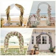 thumbnail image 6 of Garden Arch Arbor, 7FT Wedding Arch Stand, Steel Frame Arch for Wedding Ceremony, Garden Arch Trellis for Climbing Plants Outdoor, Decorations Pergola for Garden, Black, 6 of 8