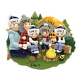 thumbnail image 4 of Personalized Family of 5 Ornament 2024 Outdoor Camping Family Vacation 1 Count - Ornaments by Elves, 4 of 10