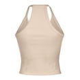 thumbnail image 4 of ShomPort Workout Tops for Women Summer Sleeveless Ribbed Tank Tops Slim Fitted Soft Camisole Basic Layering Shirts, 4 of 7