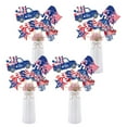 thumbnail image 5 of 18 Pcs Patriotic Glitter Wooden Star Picks Memorial Day Decorations 4th of July Red White Blue Decorative Vase Filler for Independence Day Home Tabletop Centerpieces (Multicolor), 5 of 6