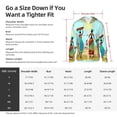 thumbnail image 5 of Uemuo African Women Pattern Women's Full Zip UPF 50+ Sun Protection Hoodie Jacket Long Sleeve Sun Shirt Hiking Outdoor Performance with Pockets-3X-Large, 5 of 9