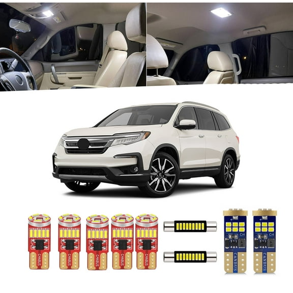 For Pilot LED Interior Light Kit for Honda Pilot 2016 2017 2018 2019 2020 2021 2022 Interior LED Lighting Package   Install Tool