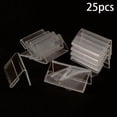 thumbnail image 4 of Sufanic 25Pcs Acrylic L-shaped Price Tag Display Holder Rack Label Stands Tool,2.4x1.6inch, 4 of 6