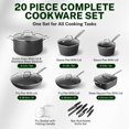 thumbnail image 4 of GRANITESTONE 20 Pc Hard Anodized Induction Cookware Sets, Kitchen Pots and Pans Set Non Stick, Anodized Kitchen Cookware Sets, Nonstick Cookware Set, Non Stick Pots and Pan Set, Oven & Dishwasher Safe, 4 of 4