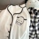thumbnail image 4 of Sanrio-Pijama Kawaii Pochacco de franela para mujer, ropa de dormir de manga larga de terciopelo Coral grueso, traje de Casa Kawaii, abrigo de invierno cálido, 4 of 4