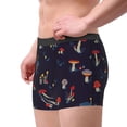 thumbnail image 3 of Kdxio Men's Boxer Briefs with Mushrooms3 Print - Comfortable and Breathable Underwear for Everyday Wear, 3 of 7