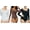 Whitei,Black,Brown, variant on 3 pcs Long Sleeve Body Suits for Womens Tummy Control Shapewear Round Neck Body Suit