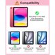 thumbnail image 2 of Funda Brillante MoKo para iPad (A16) 11ª/10ª Generación 2025/2022, Rosa Brillante, 2 of 9