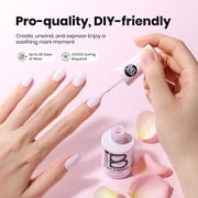 Beetles Stay Shining Collection Salon-Quality Gel Polish- 0.51 fl oz - Milky Petal