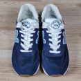 thumbnail image 3 of New Balance 574 Shoes Mens Size 9 D Blue White Suede Running Athletic U574BU2, 3 of 6