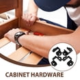 thumbnail image 4 of KAKOWELY headboard bracket 4pcs Bed Frame Hardware Brackets Headboard Hardware Bed Frame Brackets Bed Frame Center Support Bed Hardware Bracket Home Bed Frame Hardwares Brackets, 4 of 4