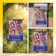 thumbnail image 5 of Independence Day Garden Flag Arrival Digital Printed Linen Flag Outdoor Yard Decoration, 5 of 6