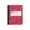 Red, variant on Staples Composition Notebook 9.75" x 7.5" Wide Ruled 100 Sh. Red 639656