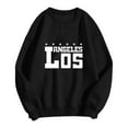 thumbnail image 1 of MesaSe Sweat-Shirt Mode pour Femmes Sweat-Shirt Col Rond Pull Imprimé Lettre Hoodie, 1 of 2
