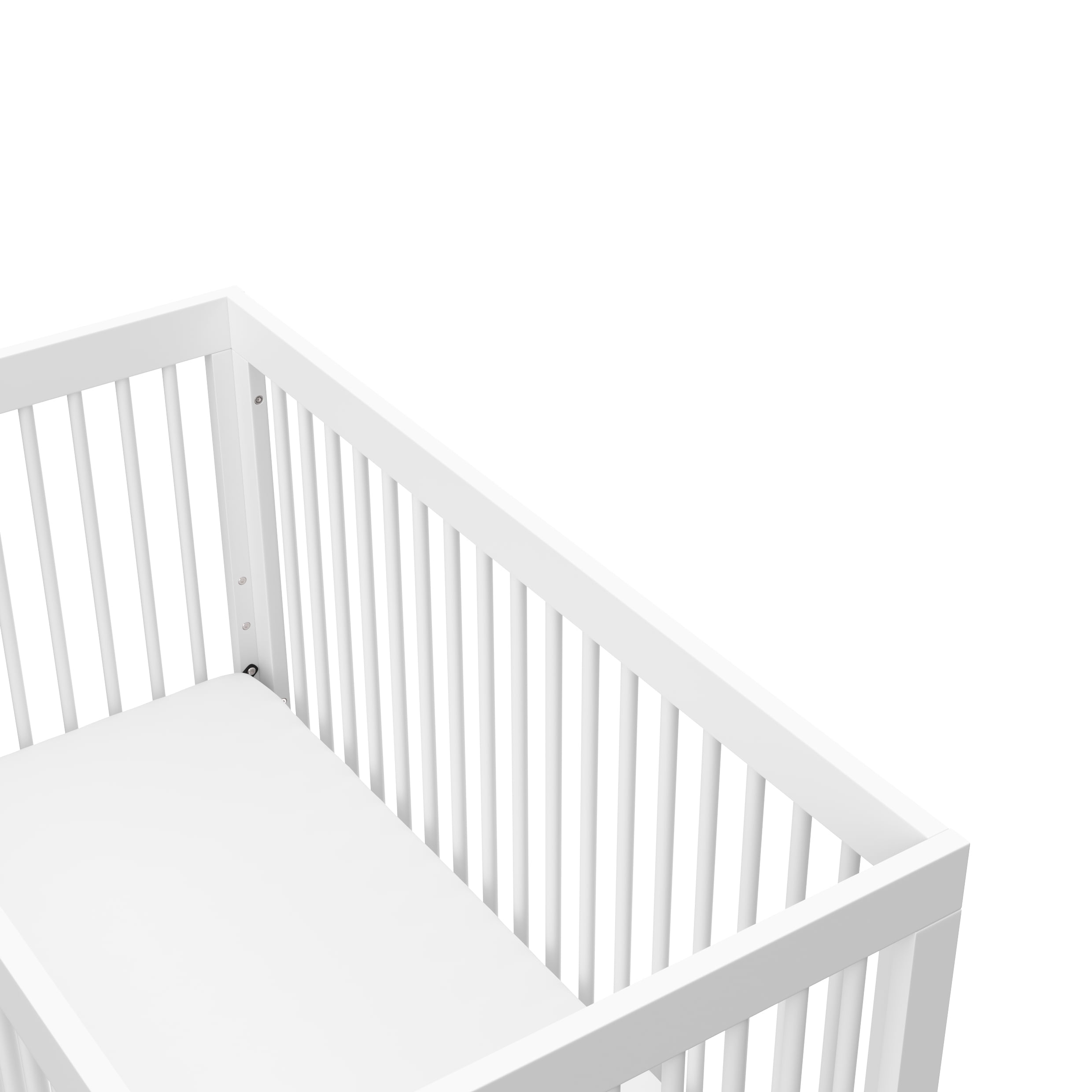 Storkcraft Beckham 3-in-1 Convertible Baby Crib, White