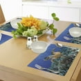thumbnail image 4 of Ambesonne Turtle Place Mats Set of 4, Cheloniidae Deep Ocean, Standard Size, Violet Blue Pale Brown, 4 of 6