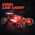 thumbnail image 5 of Tecnock RC Cars for Kids, 1:18 Scale Remote Control Car with LED Lights, 2.4GHz All-Terrain RC Trucks, Rechargeable Battery for 50-Min Play, Gifts Toy, 5 of 8