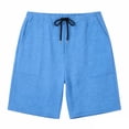thumbnail image 3 of yillto Mens Casual Shorts 5 Inch Summer Loose Elastic Waist Comfy Breathable Athletic Jogger Shorts, 3 of 4