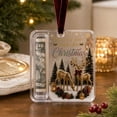 thumbnail image 4 of Christmas Cash & Treat Holder Ornament, Christmas Money Holder Ornament for Bills, Clear Acrylic Holiday Money Gift Hanging Decorations for Family Friends Christmas Tree Hanging Ornament (50), 4 of 8
