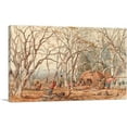 thumbnail image 1 of ARTCANVAS Indian Sugar Camp 1849 Canvas Art Print by Seth Eastman - Size: 18" x 12" (1.50" Deep), 1 of 9