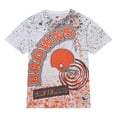 thumbnail image 2 of Men's Mitchell & Ness White Cleveland Browns Team Burst Sublimated T-Shirt, 2 of 5