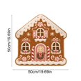 thumbnail image 3 of Christmas Doormat Gingerbread House Christmas Welcome mat, Gingerbread Natural Coir Non-Slip Christmas Doormat Welcome Mat for Front Porch Entryway Outdoor Holiday Home Decor, 3 of 6