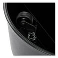 thumbnail image 4 of Rolling Step Stool, Curved Design, 2-Step, Retracting Casters, 350 lb Capacity, 16" Diameter x 13.5"h, Black, 4 of 4