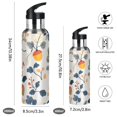 thumbnail image 2 of Yayeee 33oz Insulated Water Bottle Double Wall Stainless Steel with Flip Straw Lid, Acorn Leaves Pattern, 2 of 7