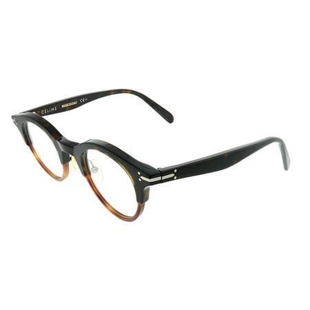 New Celine 41421 Womens/Ladies Designer Full-Rim Tortoise / Havana Fashionable Hip Frame Demo Lenses 45-25-145 Eyeglasses/Spectacles