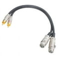 thumbnail image 6 of Dual RCA to XLR Male Cable High Fidelity Stereo Audio Cord Microphone Connection Cable for Microphones and Amplifiers, 6 of 10