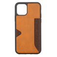 thumbnail image 1 of Para iPhone 11 Pro Funda de protección PU PC Caja de teléfono ultra delgada a prueba de golpes con billetera lateral Amarillo, 1 of 14