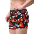 thumbnail image 2 of Logiee Fire Rescue With Red Helmet And Truck Print Mens Boxer Briefs,Boxer Briefs for Men,Breathable Stretch Underwear,Boys Boxer Briefs-XX-Large, 2 of 5